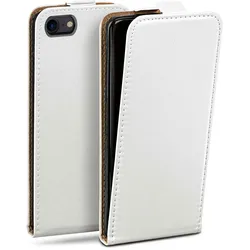 moex Flip Case iPhone 7 Klapphülle Leder Optik