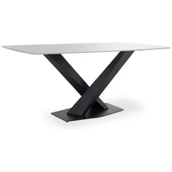 Esstisch HARPER SHIZUOKA (BHT 180x75x90 cm) - grau - BHT 180x75x90 cm