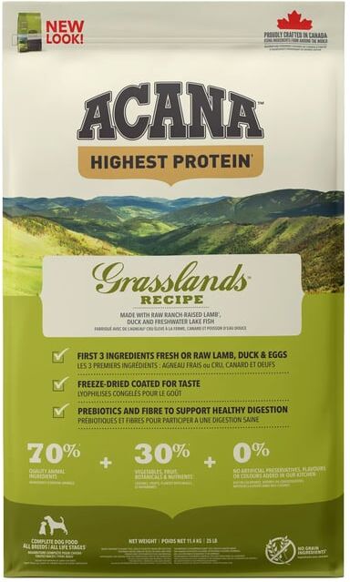Acana Ração Para Cães Grasslands 11,4 Kg