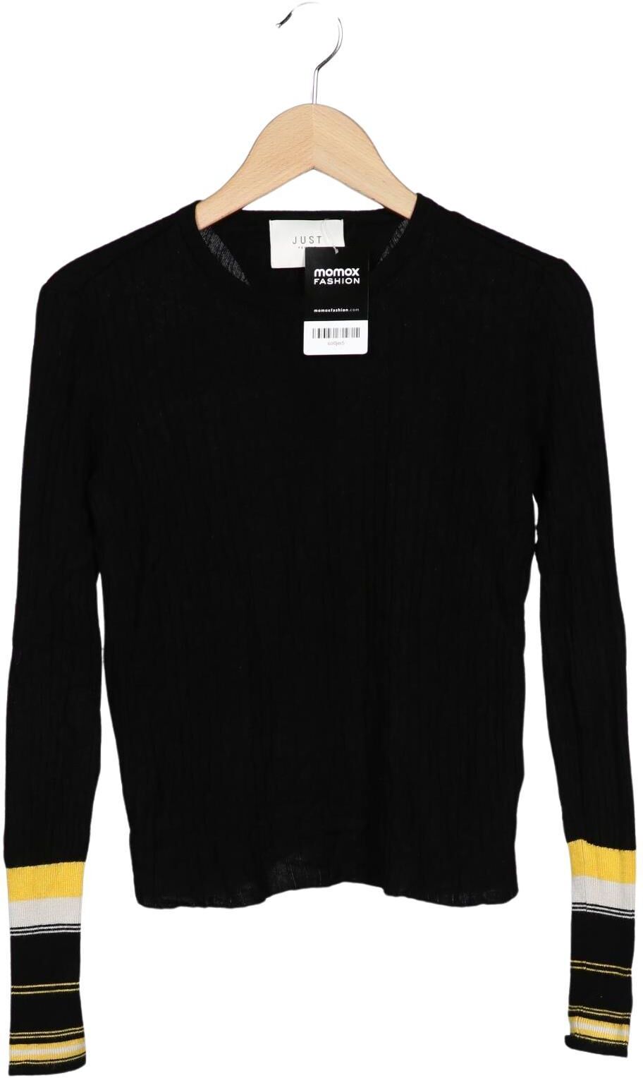 Just Female Damen Pullover, Schwarz, Gr. XS, Viskose - Second Hand