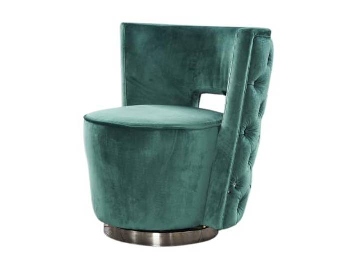 KAWOLA Cocktailsessel Drehsessel Loungesessel Senso Clubsessel, Velvet Grün Samt Sessel, Moderner Wohnzimmer Sessel, Gemütlicher Relaxsessel