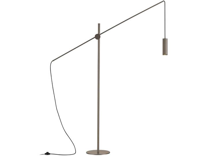 Stehlampe Adina Taupe Metall H 290 cm - Stehlampe