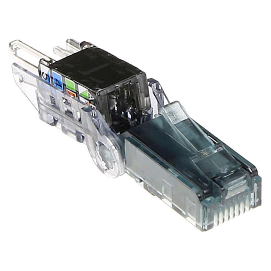 Multimedia Connect Rotative toolless modular RJ45 connector for unshielded solid cable (Netzwerkkabel Stecker) (PLAG6ANB)