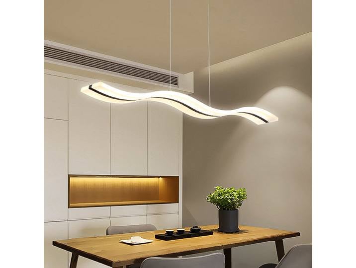 DAMIASMIL LED suspension moderne minimaliste bande suspension lampe pour salle à manger cuisine île décor à la maison lustre éclairage