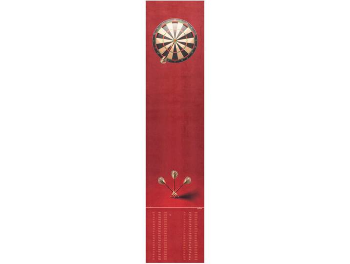 Läufer Dartteppich BRISTOL, Made in Belgium , rot, B:65cm H:5mm L:300cm, Polyamid, PRIMAFLOR-IDEEN IN TEXTIL, Teppiche, Läufer, Dartmatte mit offiziellem Spielabstand 237 cm, rutschhemmend