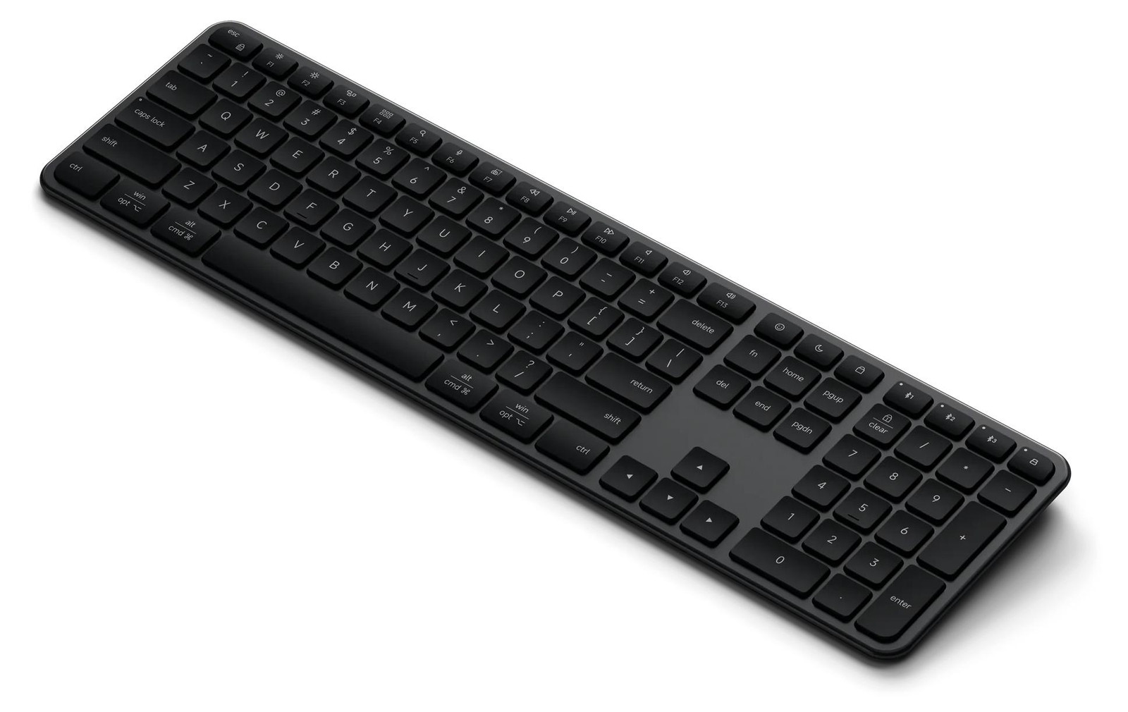 Satechi Slim EX3 Draadloos Toetsenbord met Numeriek Blok, Bluetooth 5.3, US QWERTY, Zwart