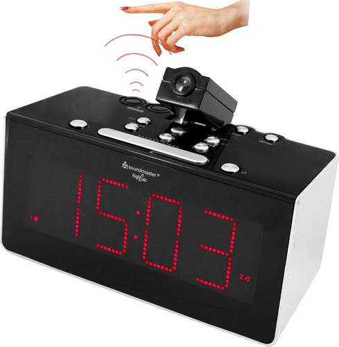 soundmaster FUR6005 Radiowecker UKW Schwarz