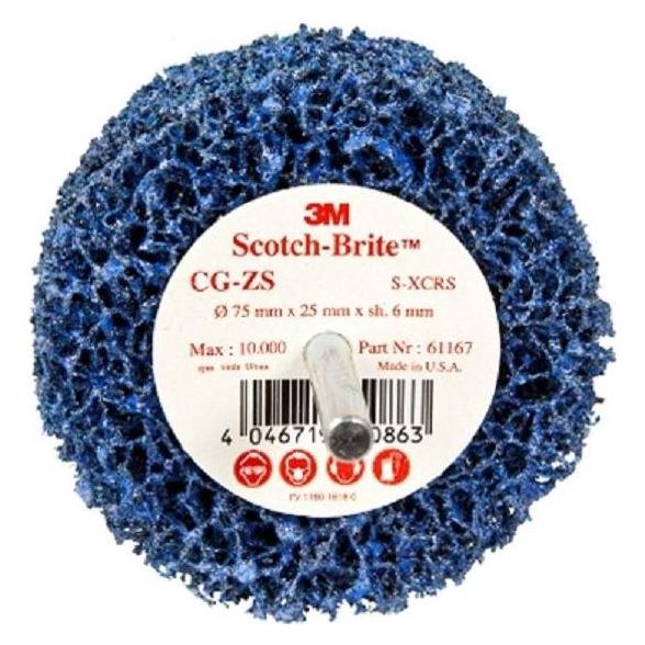 3M Grobreinigungsscheibe blau,mit (Extra coarse) (61169)