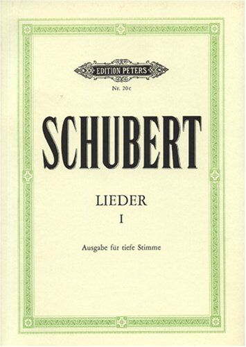 Franz Schubert - Lieder, Band 1: Tiefe Singstimme - Preis vom 02.10.2026 23:42:20 h