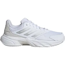 adidas Courtjam Control 3 Sandplatz Tennisschuhe Damen JS2894 - cloud white/silver met./grey one 38