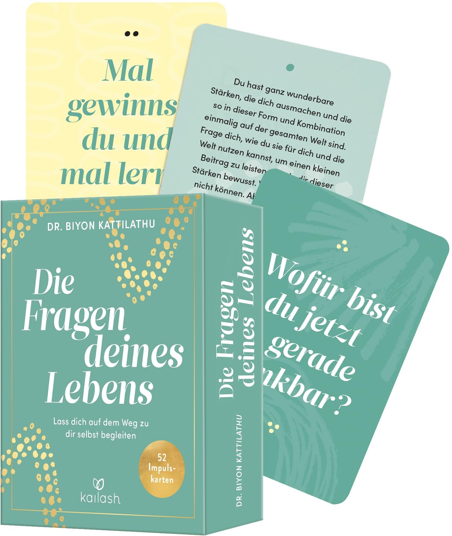 Biyon Kattilathu - Die Fragen deines Lebens – Das Kartenset: 52 Impulse, die dich auf dem Weg zu dir selbst begleiten - Reflexionen für die großen Themen des Lebens - von Bestsellerautor Biyon Kattilathu - Preis vom 06.10.2026 07:26:00 h