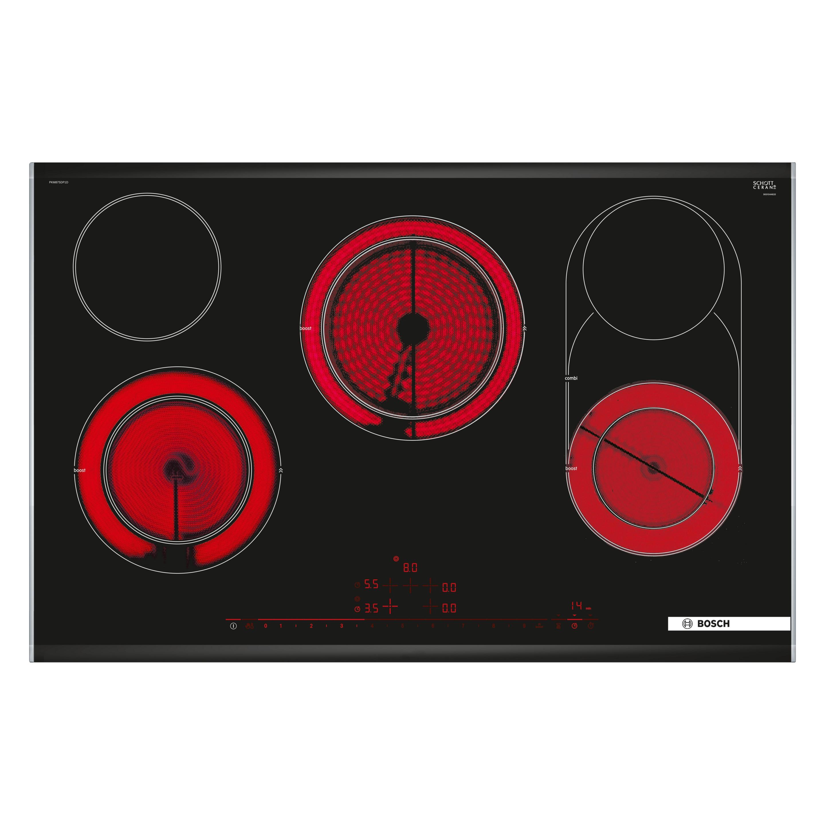 Bosch Hausgeräte PKM875DP1D (81.60 cm, Glaskeramik Kochfeld) (PKM875DP1D)
