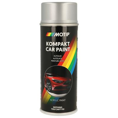 MOTIP Fahrzeug-Kombinationslack Kompakt silber metallic 400 ml 55100 für GM TOYOTA SEAT Audi VW MAZDA PROTON
