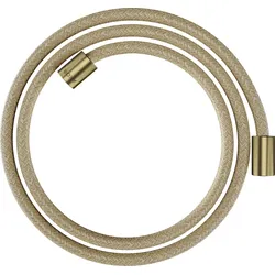 Hansgrohe Textilbrauseschlauch Axor 1600mm mit zylindrischen Muttern, brushed brass, 28261950 28261950