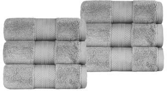 Blue Nile Mills Turkish Cotton Heavyweight Hand Towel Set of 6