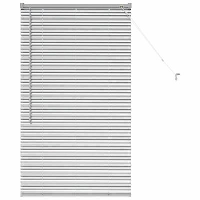 vidaXL Venezianische Jalousien Silber 130 x 70 cm Aluminium