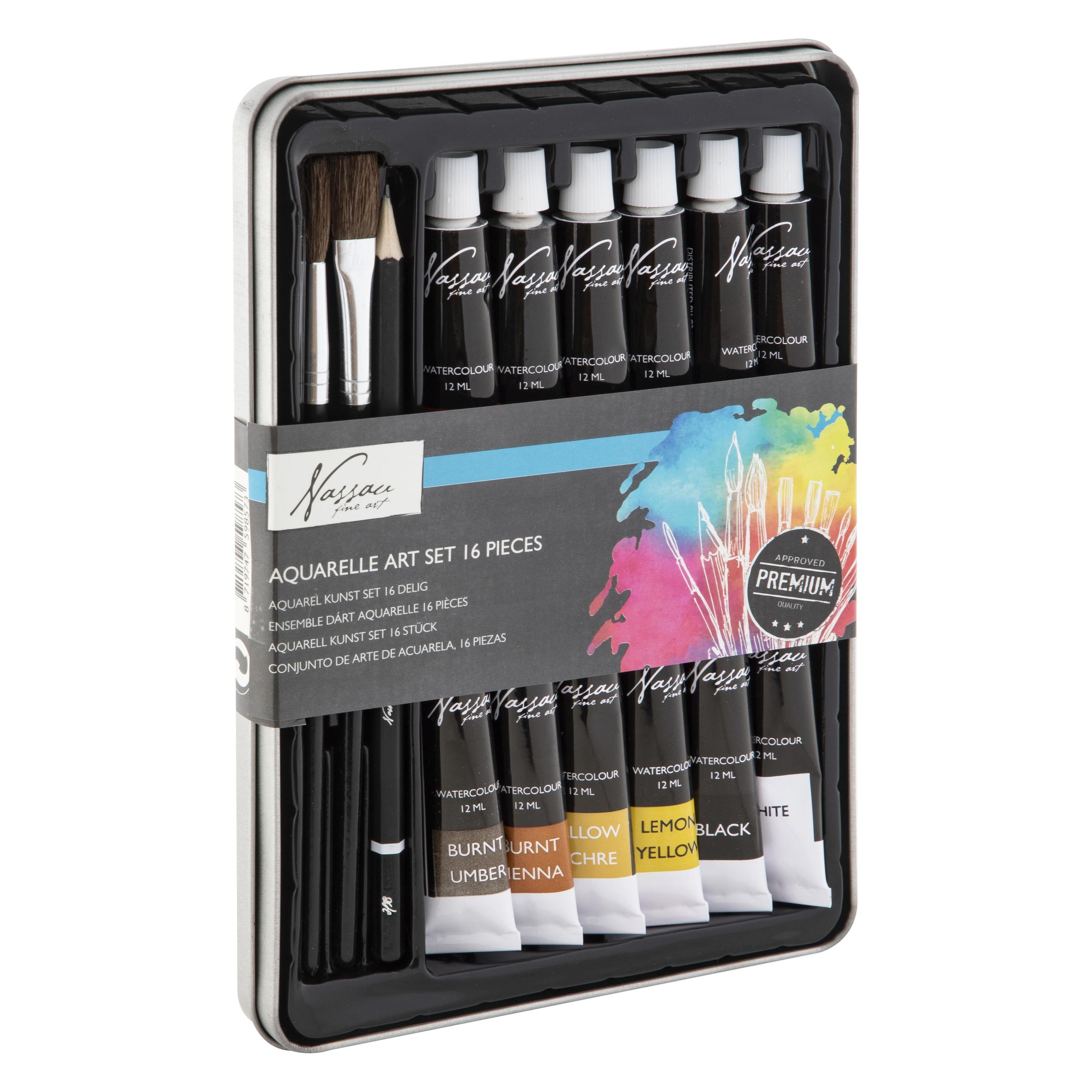 Grafix Aquarellfarbe mit Zubehör, 16 Stk. (K-AR0500/GE)