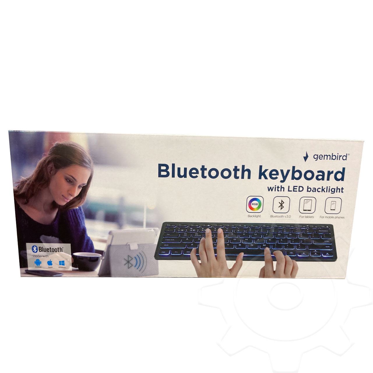 Gembird Slimline Bluetooth Deutsch schwarz (kabellos)