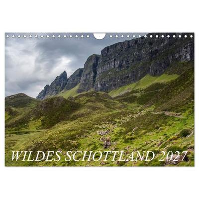 Wildes Schottland 2027 (Wandkalender 2027 DIN A4 quer), CALVENDO Monatskalender