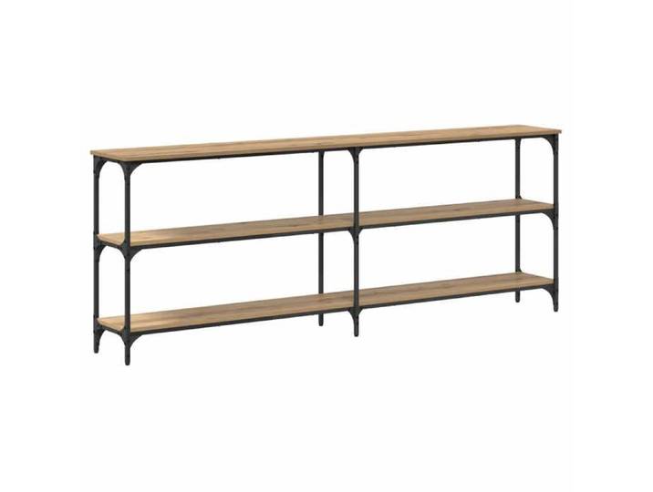 NOUVEAU Table de chambre - 1 pièce Cabinet de lit - Table console - Chêne artisanal - 200x29x75cm 44913