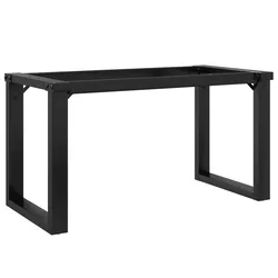 Helloshop26 - Couchtischbeine O-förmiges Gestell 90 x 30 x 43 cm robustes Industriedesign aus schwarzem Stahl