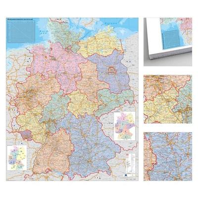 Deutschland Organisationskarte politisch zum Pinnen auf EasyPrint - Platte, Sonstige von Heinrich Stiefel, Stiefel Eurocart