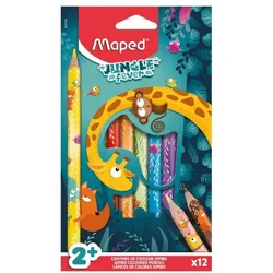Maped 12er-Set Buntstifte »Jungle Fever Jumbo«