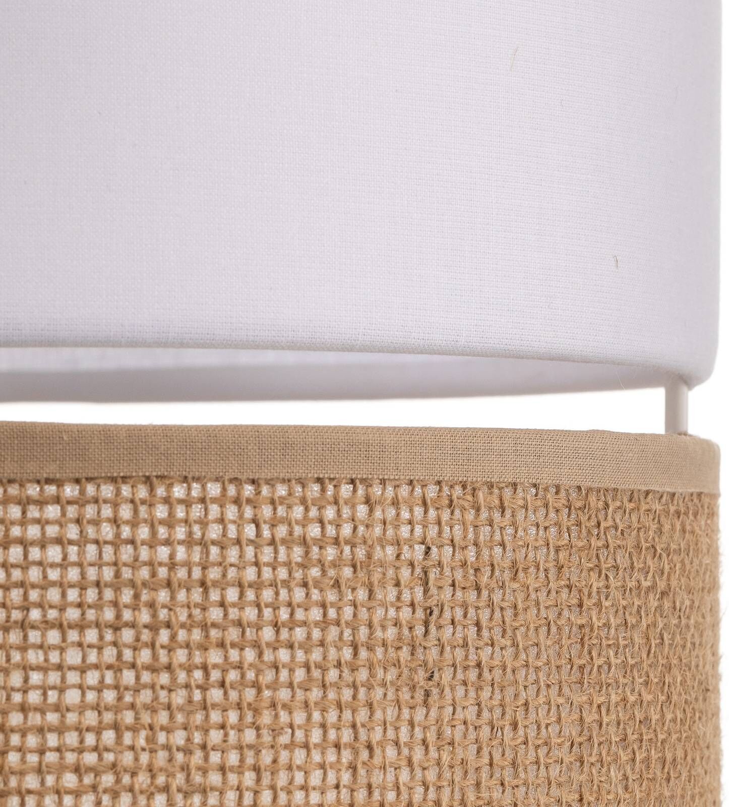 Pendant Light Linobianco TK Lighting, dimmable, White / opal, Living / Dining Room, Textile / fabric / silk, Modern, Ceiling Light