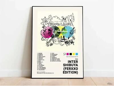 Inspire Essentials Nordic Rap Music Poster Canvas Latin Artist Wall Art Room Decor 10 19.69 X 27.56 In