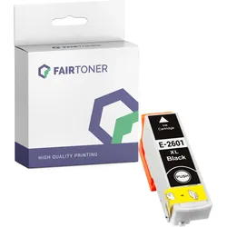 Kompatibel für Epson Expression Premium XP-625 (C13T26014012 / 26) Druckerpatrone Schwarz