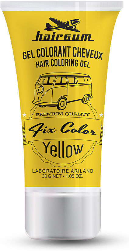 Hairgum Fix Color gel colorant #yellow