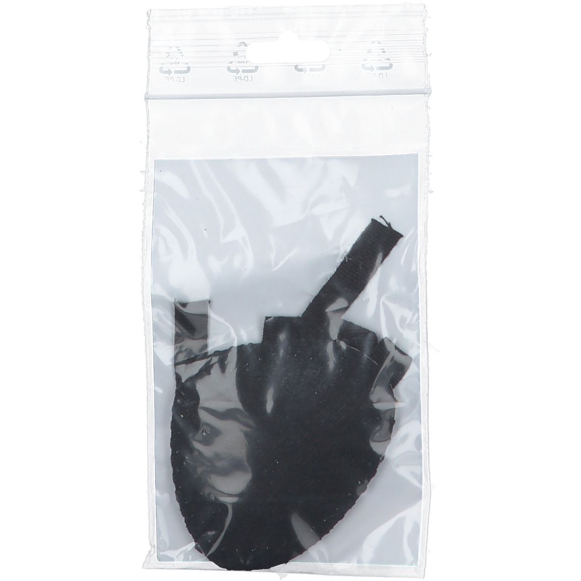 Augenklappe mit Bindeband schwarz 33000 1 St Verband