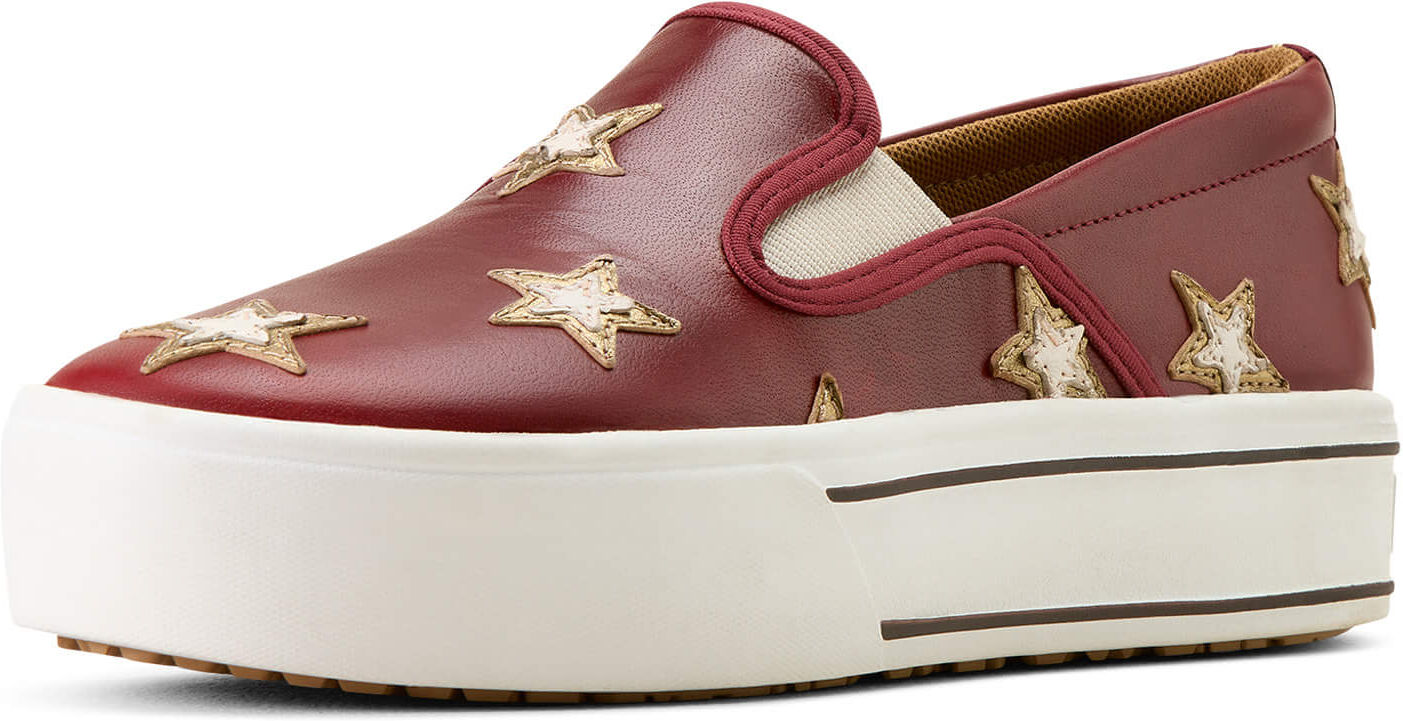 Women's Skylar Star Slip On Shoe in Cherry Heat, Size: 6 B / Medium by Ariat