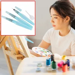 3er-Set Aquarellpinsel mit Wassertank - fein/mittel/breit - präzise Mischung, leichter Malfluss - für Kalligraphie, zarte Kunstwerke