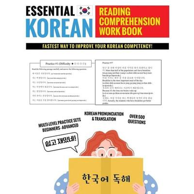 Essential Korean Reading Comprehension Workbook, Taschenbuch von Bridge Education, New Ampersand Publishing
