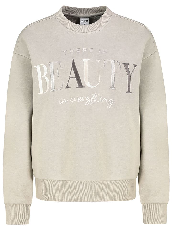 Sublevel Sweatshirt "Elsa" in Sand - M