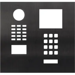 DoorBird D2101IKH Frontblende – Titan-Optik (PVD)