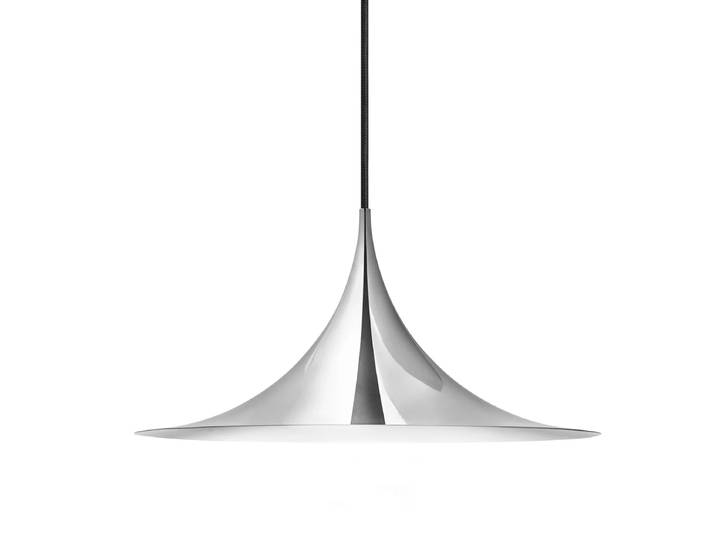 GUBI - Semi Pendelleuchte Ø 47 cm, Chrom