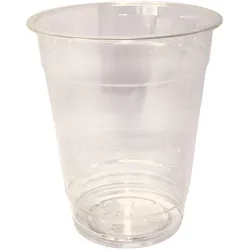 emissimo Transparente Becher aus PLA, kompostierbar - Kapazität: 200 ml - 7 oz.  50 Stück