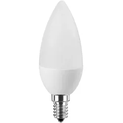 HWH LED Filament Kerzenform, E14, 4.5W 2700K470lm, Glas opal, DOPPELPACK BLU-49061