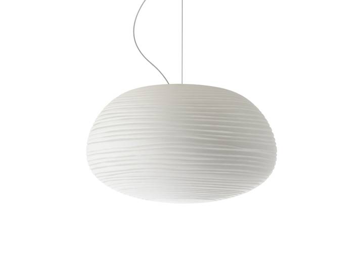 FOSCARINI lampe à suspension RITUALS 2 (Blanc - Verre soufflé et métal verni)