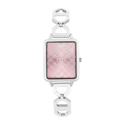 Quarzuhr JOOP, rosa (silberfarben), Armbanduhren, Damen, Quarzuhr, Armbanduhr, Damenuhr, Edelstahlarmband, analog