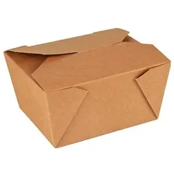 Papstar 85687 Einweg-Tablett Papier, Polylactid (PLA), Einwegbehälter, Braun