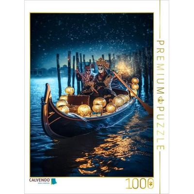 CALVENDO Puzzle Ein Motiv aus dem Kalender Karneval in Venedig | 1000 Teile Lege-Größe 64x48cm Foto-Puzzle für glückliche Stunden