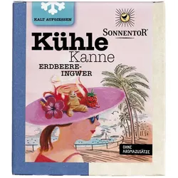 Kühle Kanne - Erdbeer-Ingwer Tee - 16 Beutel