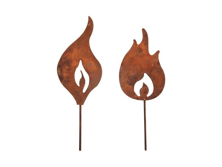 Rayher Metall-Flammen zum Stecken 13 × 15 cm 2 Stück
