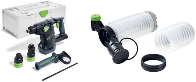 Set Festool Akku-Kombihammer KHC 18 EB-Basic + Absaugvorrichtung AV-BHC/KHC
