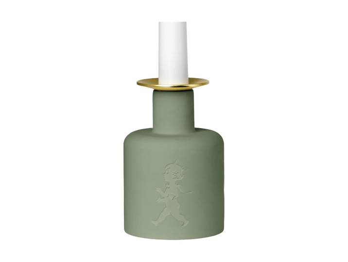 Solstickan Design Solstickan bougeoir en céramique Vert