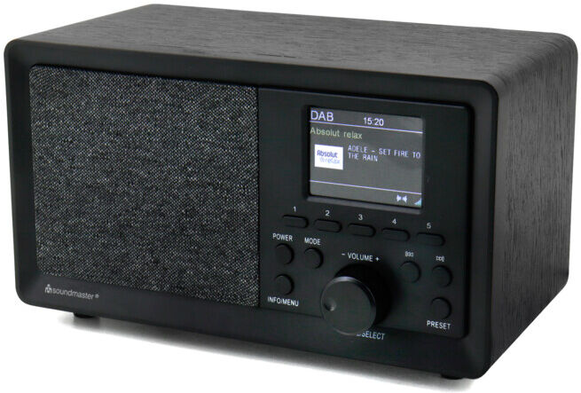 Soundmaster Radio DAB350SW DAB+/FM écran couleur noir (DAB350SW)