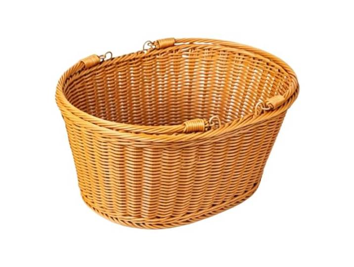 GMGQJST Erntekorb Ernte-Aufbewahrungskorb, Obstkorb Lebensmittelkorb mit Griff for Camping, Picknick, Einkaufen, Garten, Hinterhof(L)